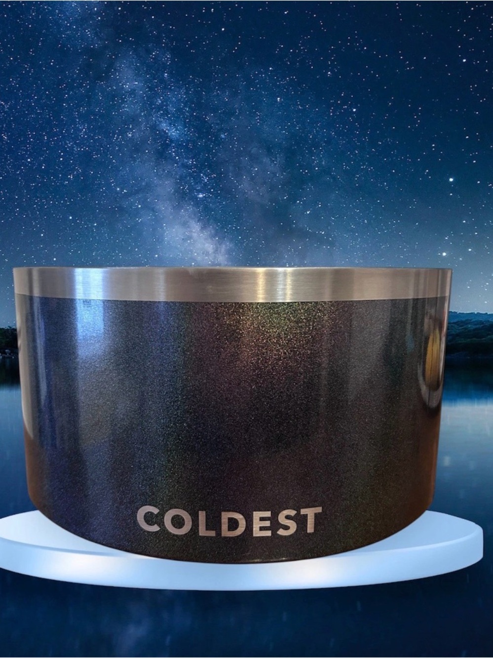 Coldest Premium 200oz Dog Bowl Stainless Steel